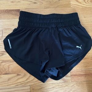 Black athletic shorts